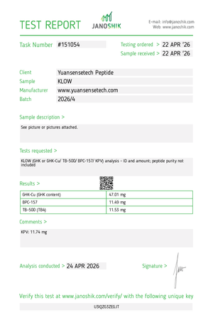  KLOW80_COA151054