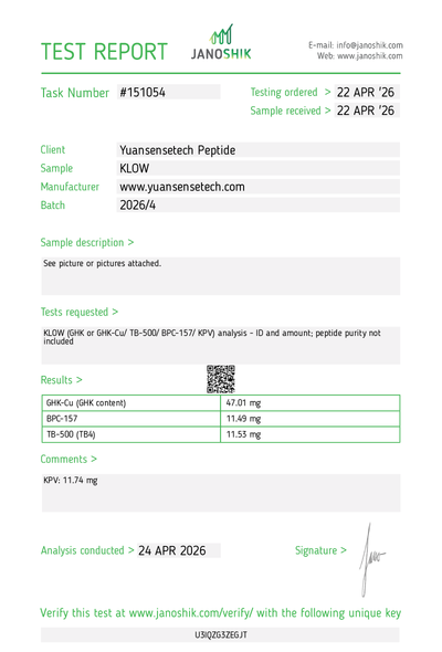  KLOW80_COA151054