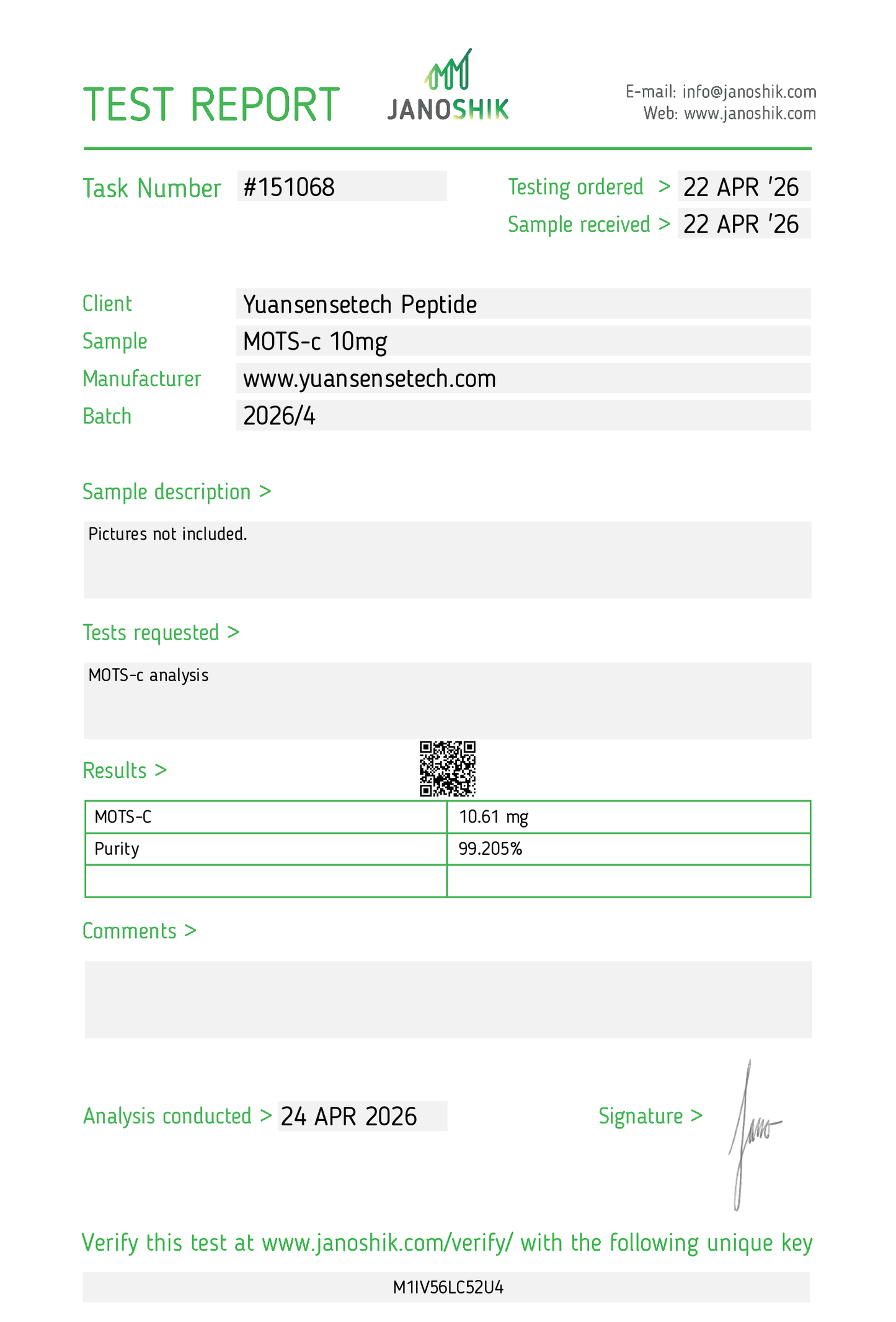 MOTS-c COA151068