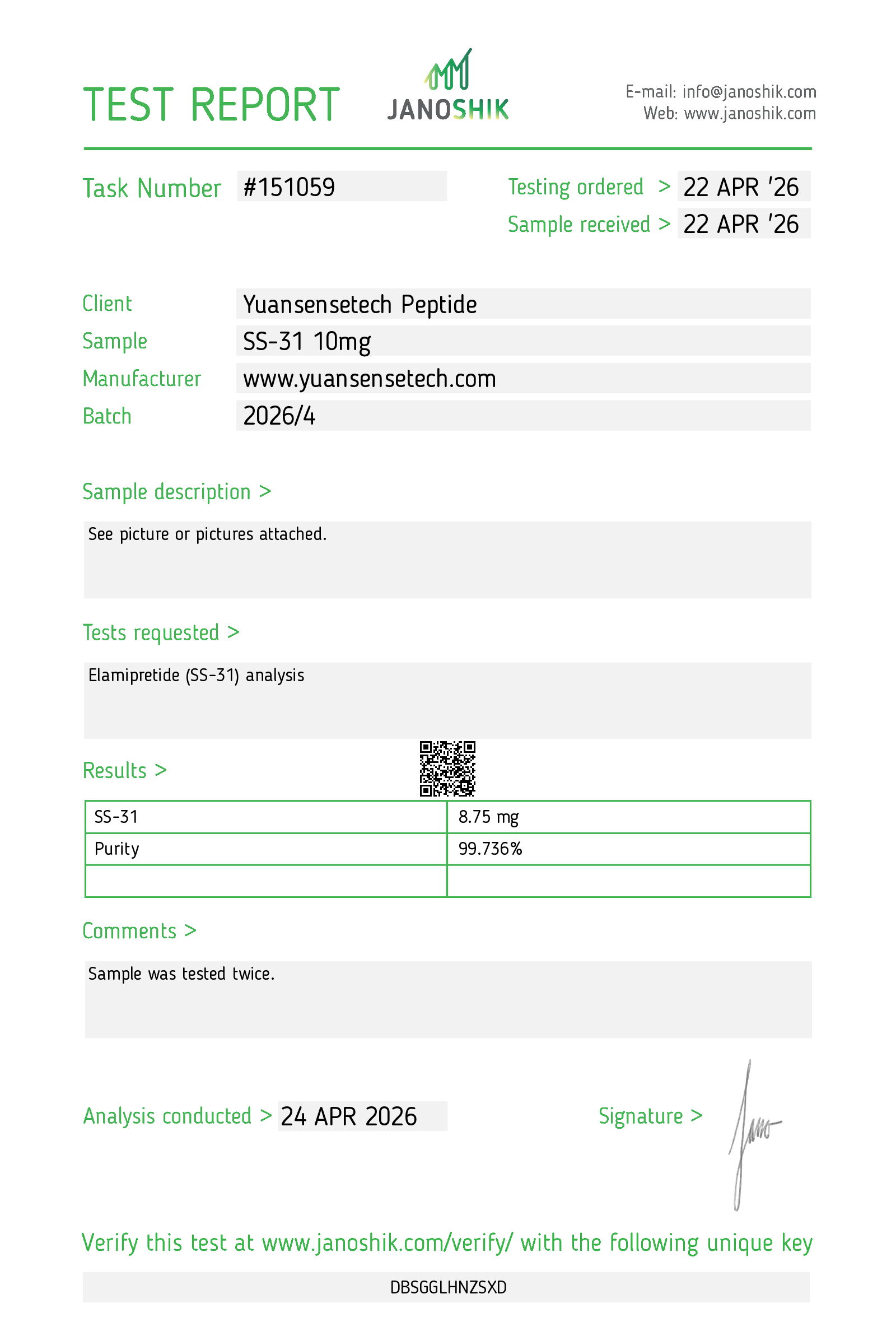 SS-31 COA151059